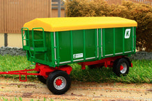 Load image into Gallery viewer, W7827 WIKING TWO AXLE THREE WAY KROGER AGROLINER TIPPER TRAILER HKD302