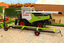 Load image into Gallery viewer, W7857 Wiking 1:32 Scale Claas Trion 720 Montana Combine Harvester with Convio 1080 Header and Trailer