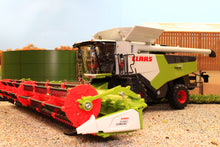 Load image into Gallery viewer, W7857 Wiking 1:32 Scale Claas Trion 720 Montana Combine Harvester with Convio 1080 Header and Trailer