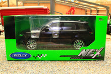 Load image into Gallery viewer, WEL24059K WELLY 1:24 Scale Range Rover Sport in Black
