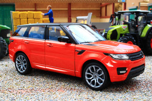 WEL24059R WELLY 1:24 Scale Range Rover Sport in Chilli Red Orange