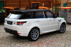 WEL24059W WELLY 1:24 Scale Range Rover Sport in White