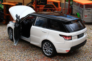 WEL24059W WELLY 1:24 Scale Range Rover Sport in White