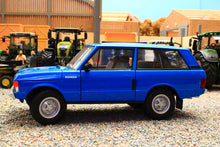 Load image into Gallery viewer, WEL24128B Welly 1:24 Scale Range Rover in Blue 1970