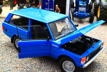 Load image into Gallery viewer, WEL24128B Welly 1:24 Scale Range Rover in Blue 1970
