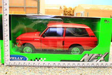 Load image into Gallery viewer, WEL24128R Welly 1:24 Scale Range Rover in Red 1970