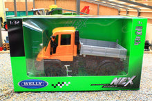 Load image into Gallery viewer, WEL32380COR Welly 1:32 Scale Unimog U400 in Municipal Yellow