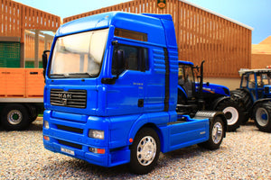 WEL32640B Welly 1:32 Scale MAN TG510A XXL 4x2 Lorry in Bright Blue