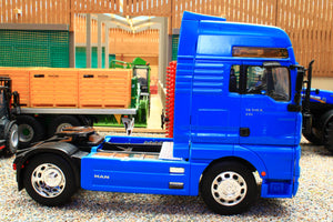 WEL32640B Welly 1:32 Scale MAN TG510A XXL 4x2 Lorry in Bright Blue