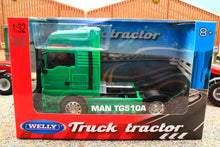 Load image into Gallery viewer, WEL32640G Welly 132 Scale MAN TG510A XXL 4x2 Lorry in Green
