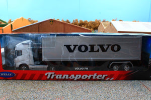 WEL32681S WELLY 1:32 Scale Volvo FH Lorry with Container Trailer