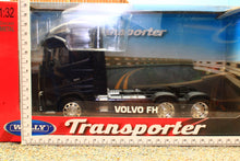 Load image into Gallery viewer, WEL32690LB Welly 1:32 Scale Volvo FH 6x 2 Lorry In Dark Blue