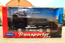 Load image into Gallery viewer, WEL32690LB Welly 1:32 Scale Volvo FH 6x 2 Lorry In Dark Blue