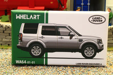 Load image into Gallery viewer, WHE640101 WHEELART 1:64 Scale Land Rover Discovery 4 in White with Silver Alloys