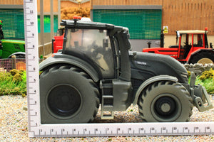 Weathered 43309 Britains 1:32 Scale Valtra Q305 4WD Tractor in Black Dusty Effect