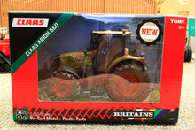 Load image into Gallery viewer, 43374(w) Weathered Britains Claas Arion 660 Tractor DIRTY VERSION