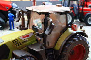 43374(w) Weathered Britains Claas Arion 660 Tractor DIRTY VERSION