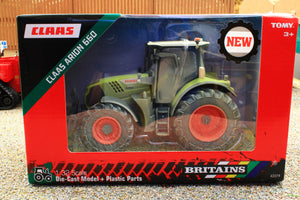 43374(w) Weathered Britains Claas Arion 660 Tractor DUSTY VERSION