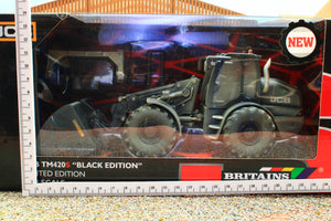 43387(w) Weathered Britains JCB TM420S Loader Limited Black Edition DUSTY VERSION