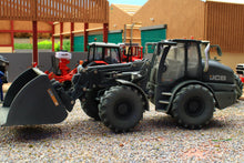 Load image into Gallery viewer, 43387(w) Weathered Britains JCB TM420S Loader Limited Black Edition DUSTY VERSION