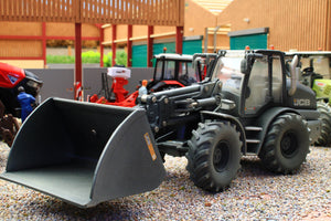 43387(w) Weathered Britains JCB TM420S Loader Limited Black Edition DUSTY VERSION