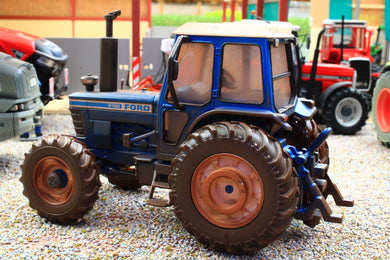 43410(w) Weathered Britains Ford 9700 4WD Special Edition in Blue DIRTY VERSION