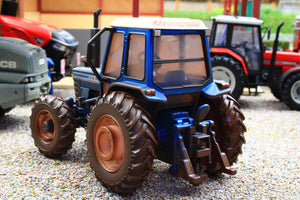 43410(w) Weathered Britains Ford 9700 4WD Special Edition in Blue DIRTY VERSION