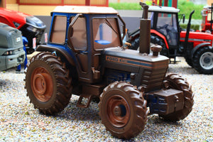 43410(w) Weathered Britains Ford 9700 4WD Special Edition in Blue DIRTY VERSION