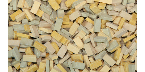 JL23054 Juweela Bricks (RF) Beige Mix - 1000 pieces