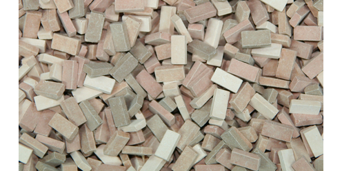 JL23074 Juweela Bricks (RF) Terracotta Mix - 1000 pieces
