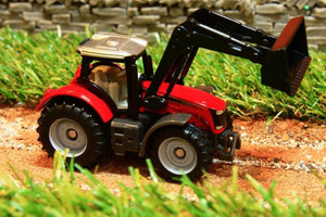 1484 SIKU 187 SCALE MASSEY FERGUSON TRACTOR WITH LOADER