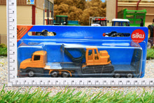 Load image into Gallery viewer, 1611 Siku 1:87 Scale Articulated Lorry with Low Loader and Digger