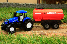 Load image into Gallery viewer, 1642 Siku 187 Scale New Holland Tractor With Abbey Slurry Tanker Tractors And Machinery (1:87 Scale)