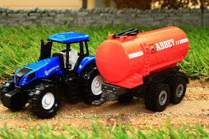 1642 Siku 187 Scale New Holland Tractor With Abbey Slurry Tanker Tractors And Machinery (1:87 Scale)