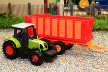 Load image into Gallery viewer, 1650 Siku 1:87 Scale Claas Tractor with Silage Trailer