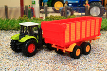 Load image into Gallery viewer, 1650 Siku 1:87 Scale Claas Tractor with Silage Trailer