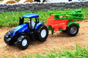 1668 SIKU 187 SCALE NEW HOLLAND TRACTOR WITH CROP SPRAYER