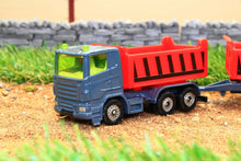 Load image into Gallery viewer, 1685 Siku 187 Scale Tipper Truck With Tipping Trailer Tractors And Machinery (1:87 Scale)