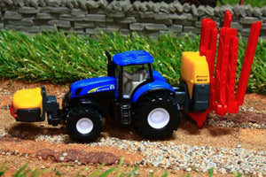 1799 SIKU 187 SCALE NEW HOLLAND TRACTOR WITH KVERNELAND CROP SPRAYER