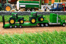 Load image into Gallery viewer, 1837 SIKU 187 SCALE JOHN DEERE LOW LOADER WITH 2 X JD TRACTORS