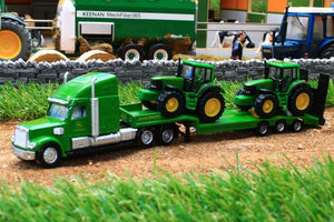 1837 SIKU 187 SCALE JOHN DEERE LOW LOADER WITH 2 X JD TRACTORS