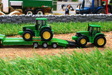 Load image into Gallery viewer, 1837 SIKU 187 SCALE JOHN DEERE LOW LOADER WITH 2 X JD TRACTORS
