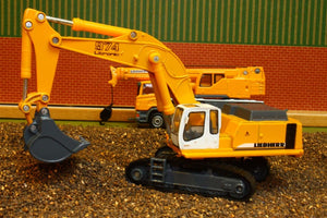 1874 Siku 187 Scale Liebherr Hydraulic Excavator Tractors And Machinery (1:87 Scale)