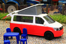 Load image into Gallery viewer, 1922 SIKU 150 SCALE VW T6 TRANSPORTER CALIFORNIA CAMPER WITH ELEVATING ROOF AND ACCESSORIES