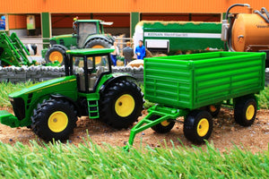 1953 SIKU 150 SCALE JOHN DEERE TRACTOR WITH 4 WHEEL TRAILER