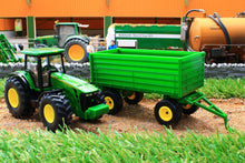Load image into Gallery viewer, 1953 SIKU 150 SCALE JOHN DEERE TRACTOR WITH 4 WHEEL TRAILER