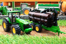 Load image into Gallery viewer, 1954 SIKU 150 SCALE JOHN DEERE TRACTOR WITH FORESTRY TRAILER
