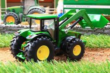Load image into Gallery viewer, 1982 SIKU 150 SCALE JOHN DEERE TRACTOR WITH FRONT LOADER