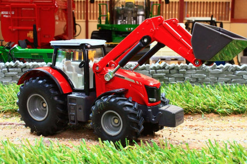 1985 Siku 150 Scale Massey Ferguson Tractor With Front Loader Tractors And Machinery (1:50 Scale)