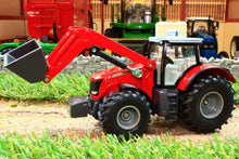 Load image into Gallery viewer, 1985 Siku 150 Scale Massey Ferguson Tractor With Front Loader Tractors And Machinery (1:50 Scale)